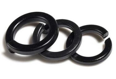 ประเทศจีน แหวนสปริงสีดำผิวดำเหล็ก DIN / ANSI / GB มาตรฐานใช้งานง่าย ผู้ผลิต