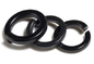 แหวนสปริงสีดำผิวดำเหล็ก DIN / ANSI / GB มาตรฐานใช้งานง่าย ผู้ผลิต